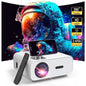 Native 1080P Projector with Wifi and Bluetooth, Support 4K 100,000Hrs Lamp Life